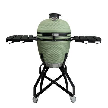 Patton Premium Kamado 21 inch - olijf, Tuin en Terras, Houtskoolbarbecues, Verzenden, Nieuw