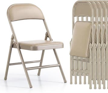 Klapstoelen - Vouwstoelen - Set van 4 - Eettafelstoelen - Ka, Verzenden, Zo goed als nieuw
