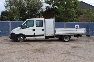 Veiling: Bestelwagen Kipper Iveco 35C11 Diesel 106pk 2012, Gebruikt, Iveco, Wit, BTW verrekenbaar
