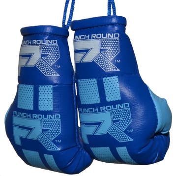 Punch Round Mini Carhanger Bokshandschoenen Blauw Wit, Ophalen of Verzenden, Nieuw