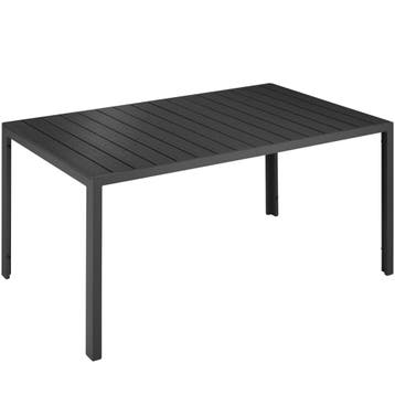 Aluminium tuintafel Bianca in hoogte verstelbare voetjes 150, Verzenden, Nieuw