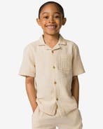 HEMA Kinderoverhemd beige, Verzenden, Nieuw