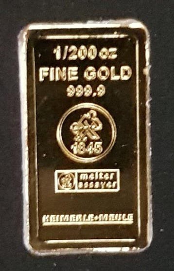 1/200 troy ounce - Goud .999 - Heimerle + Meule, Germany
