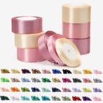 Satijnen Lint 22,8m Rol Decoratie Cadeaulint DIY Knutselen, Verzenden, Nieuw