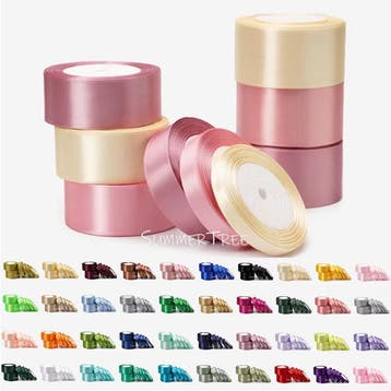 Satijnen Lint 22,8m Rol Decoratie Cadeaulint DIY Knutselen, Verzenden, Nieuw