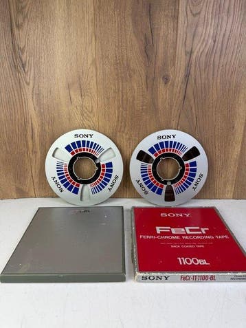 Sony - Sony - Metal - 26 cm spoelen met tape - 1970, Nieuw