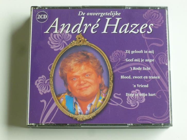 Andre Hazes - De Onvergetelijke Andre Hazes (2 CD), Cd's en Dvd's, Cd's | Nederlandstalig, Zo goed als nieuw, Ophalen of Verzenden