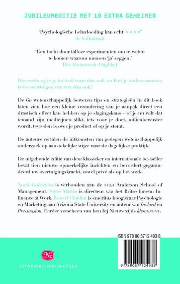 Overtuigingskracht 9789057124938 Robert Cialdini, Verzenden, Gelezen, Robert Cialdini