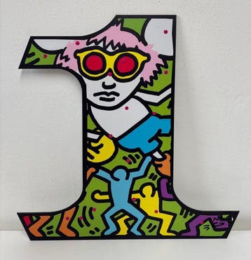 Toni Barnes (2000) - Number 1 (Andy Mouse style), Antiek en Kunst