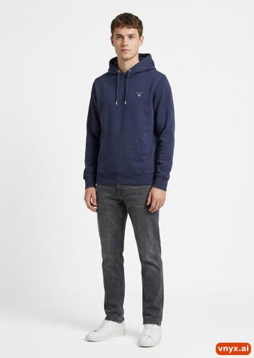 Gant Hoodies Heren maat L Marineblauw Vintage, Ophalen of Verzenden, Nieuw, Gant