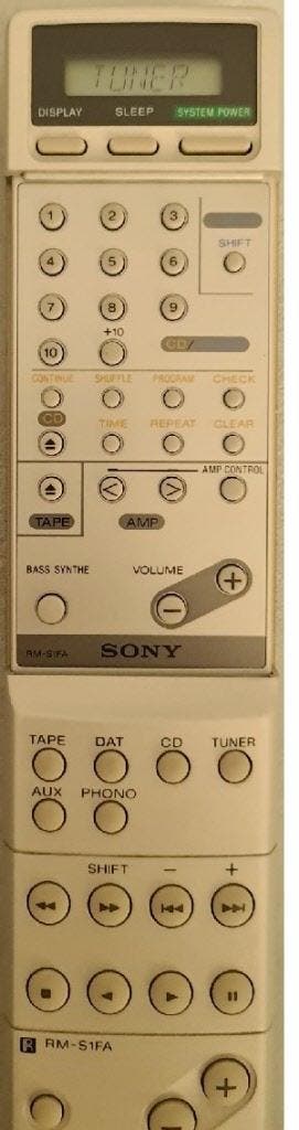 Afstandsbediening Sony rm-s1fa, Ophalen of Verzenden, Nieuw, Origineel