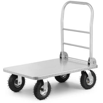 Magazijnwagen Stalen Platform | Tweedekansje | OP=OP, Doe-het-zelf en Verbouw, Minder dan 60 liter, Ophalen of Verzenden, Zo goed als nieuw
