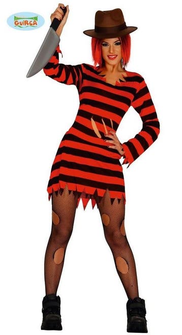 Freddy Krueger kostuum dames, Hobby en Vrije tijd, Feestartikelen, Verzenden, Nieuw, Feestartikel