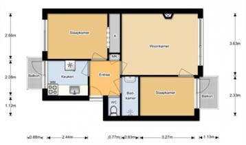 Te Huur 3 kamer Appartement Ligusterstraat In Nijmegen, Gelderland, Direct bij eigenaar, Nijmegen, Appartement