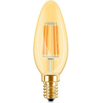 Voordeelpak 10x LED Lamp E14 Kaars Filament - Brinton -, Ophalen of Verzenden, Nieuw, E14 (klein), Led-lamp