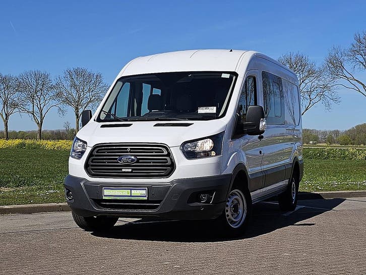 Ford Transit 350, Auto's, Bestelauto's, Lease, Handgeschakeld, Financial lease, Wit, Ford, Leder, Diesel, Euro 6, Gebruikt