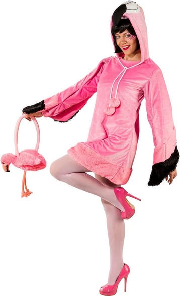 Flamingo Jurk Met Capuchon, Ophalen of Verzenden, Nieuw
