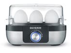 Veiling - Severin EK 3163 Eierkoker - 3 eieren - zilver/zwar, Antiek en Kunst