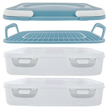 Voedsel transportbox, cupcake, muffin, party container, t..., Verzenden, Nieuw