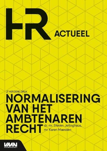 Normalisering Van Het Ambtenarenrecht | Nieuw, Ophalen of Verzenden, Nieuw, Steven Jellinghaus; Karen Maessen