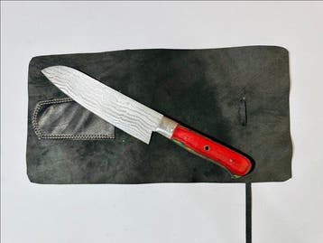 Hekito - Keukenmes - Santoku - Exclusieve vintage-keukenmes