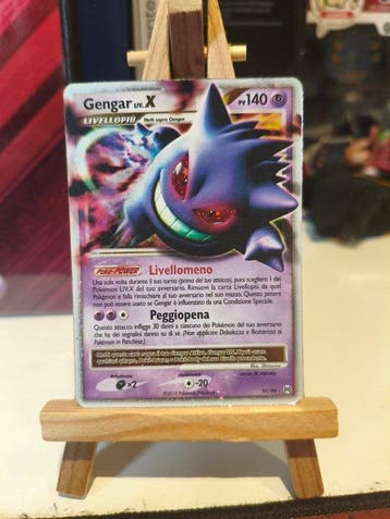 Pokémon - 1 Card - Gengar 97/99 Foil, Full art - Heart Gold, Nieuw