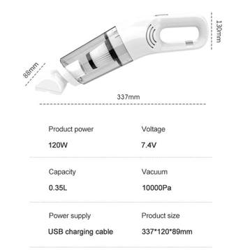 Mini Draadloze Handstofzuiger USB Oplaadbaar, Verzenden, Nieuw