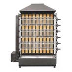 GGM Gastro | Houtskool kippengrill roterend - 6 spitten voor, Verzenden, Nieuw in verpakking, Fornuis, Frituur en Grillen