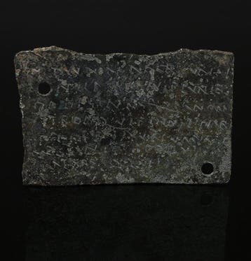 Oud-Romeins Brons Militair diploma-fragment