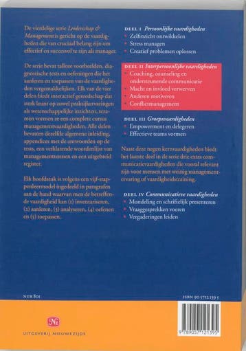 Interpersoonlijke vaardigheden / Leiderschap & Management /, Verzenden, Zo goed als nieuw, D.A. Whetten