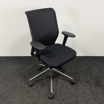 Bureaustoel Vitra ID Mesh | Zwart, Gebruikt, Zwart, Ophalen of Verzenden, Bureaustoel