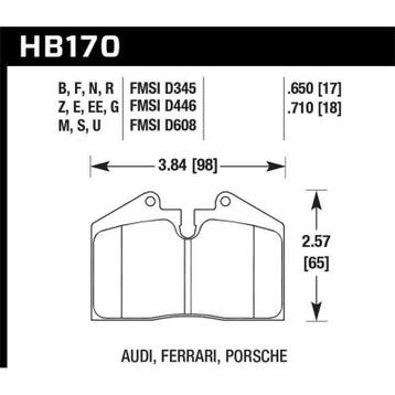 Hawk 89-95 Ferrari 348 GTB/GTS Front/Rear / 89-94 Porsche, Ophalen of Verzenden, Nieuw