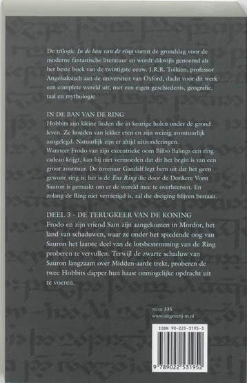 De terugkeer van de Koning / In de ban van de ring / 3, Verzenden, Gelezen, J.R.R. Tolkien