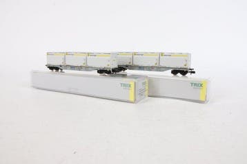 Trix, Minitrix N - 15523 - Modeltrein goederenwagon (2) -, Nieuw