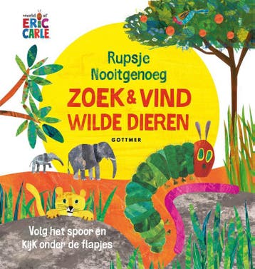 Zoek & vind wilde dieren / Rupsje Nooitgenoeg - Eric Carle, Verzenden, Gelezen, Eric Carle