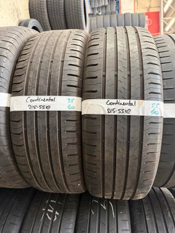 215-55-18 Continental Zomerbanden 5.5mm Montage 215 55 18, Ophalen, 18 inch, Band(en), Personenwagen