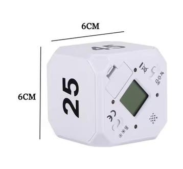 Cube Timer met Gravity Sensor – Oplaadbare LED Timer, Huis en Inrichting, Woonaccessoires | Klokken, Verzenden, Nieuw