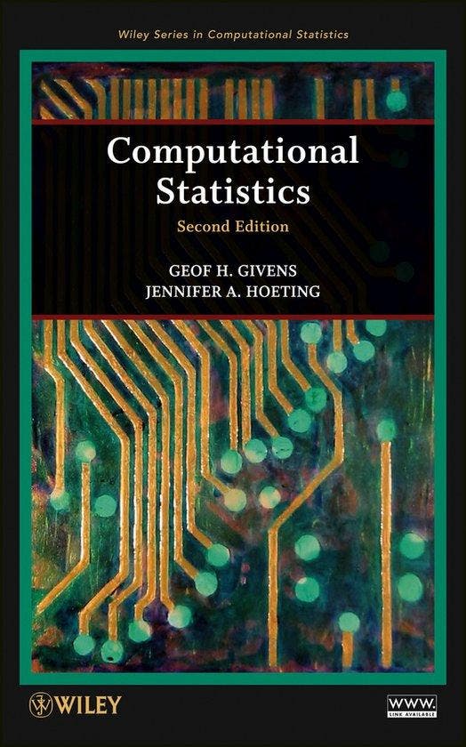 Computational Statistics, Boeken, Literatuur, Ophalen of Verzenden