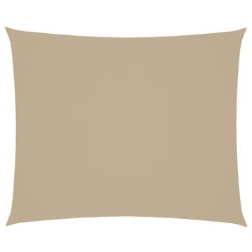 Groot schaduwdoek 4x6m beige - 30% korting, Ophalen of Verzenden, Zo goed als nieuw