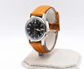 Hamilton - Khaki - Zonder minimumprijs - 5850 A - Unisex -, Nieuw