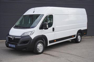 Opel Movano 165PK L4H2 2 Zits Standkachel Stoelverwarming Pa, Gebruikt, Euro 6, Wit, Financial lease
