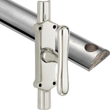 Kruk-espagnolet Linea glans nikkel inclusief 1 stang, Verzenden, Nieuw