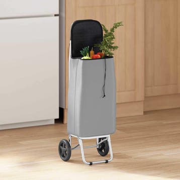 vidaXL Winkel trolley Grijs 35 x 28 x 92 cm Oxford stof, Verzenden, Nieuw