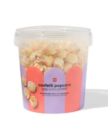 HEMA Confetti popcorn 115g, Verzenden, Nieuw