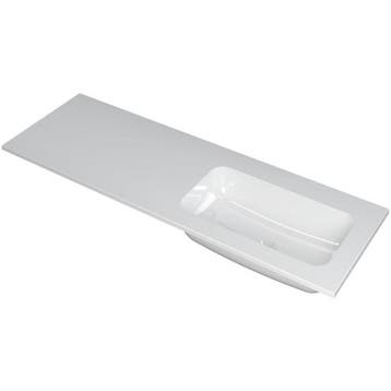 INK Faktor Wastafel Polystone Rechts Zonder Kraangat -, Ophalen of Verzenden, Nieuw