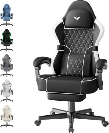 Ferghana Gaming stoel, ergonomisch, bureaustoel van stof, pv, Verzenden, Zo goed als nieuw