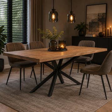 Stalen matrix zwart spinpoot 180 bij 70 cm en hoogte 72 cm, Ophalen of Verzenden, Nieuw
