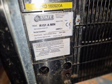 IJsmachine R151 Staff 230v ** veiling **, Gebruikt, Koelen en Vriezen