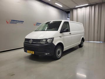 Volkswagen Transporter L2H1 | Financial Lease voor 193 p/mn, Gebruikt, Euro 6, Overige carrosserieën, Wit