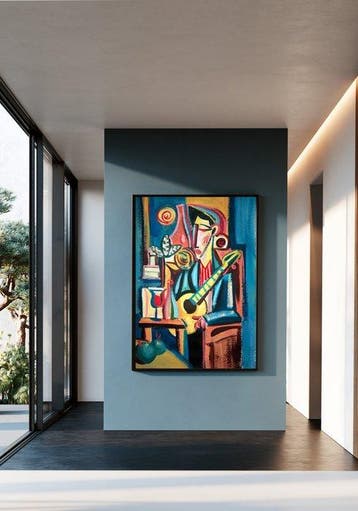 E. Pérez Lezcano - El Trovador y la Luna XL (No Reserve)